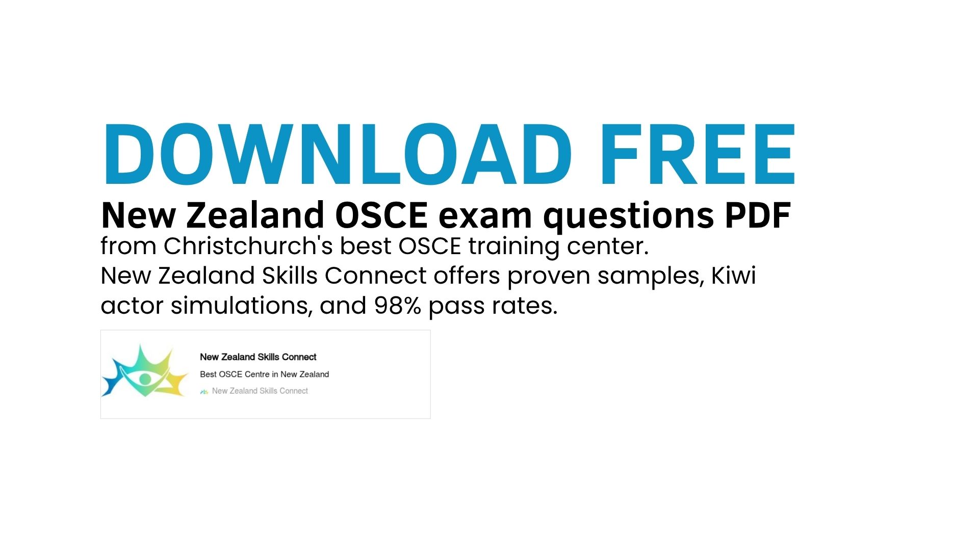 Download free New Zealand OSCE exam questions PDF from Christchurch's best OSCE training center.