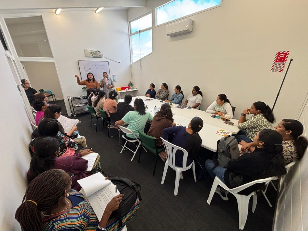 International nurses attending OSCE training class and exam preparation session in New Zealand