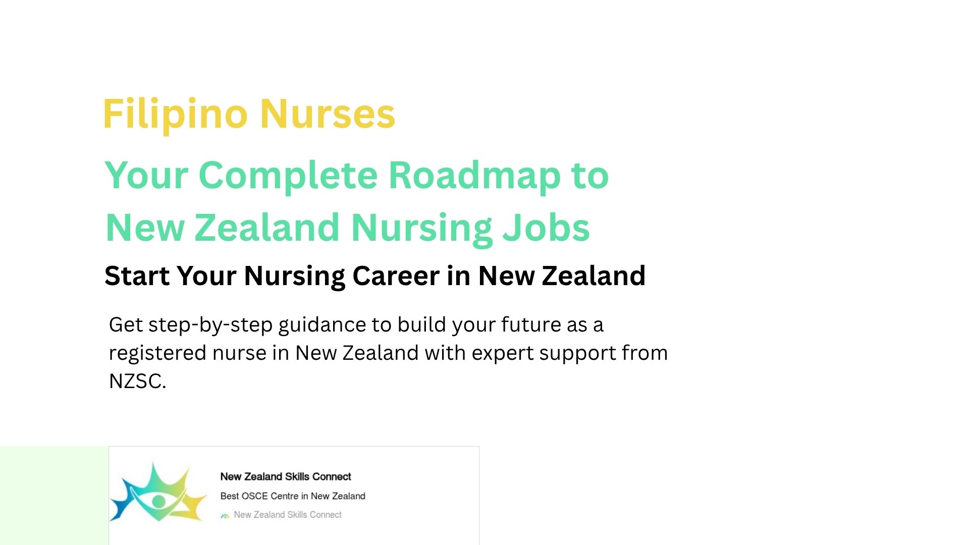 Filipino Nurses – Your Complete Roadmap to New Zealand Nursing Jobs