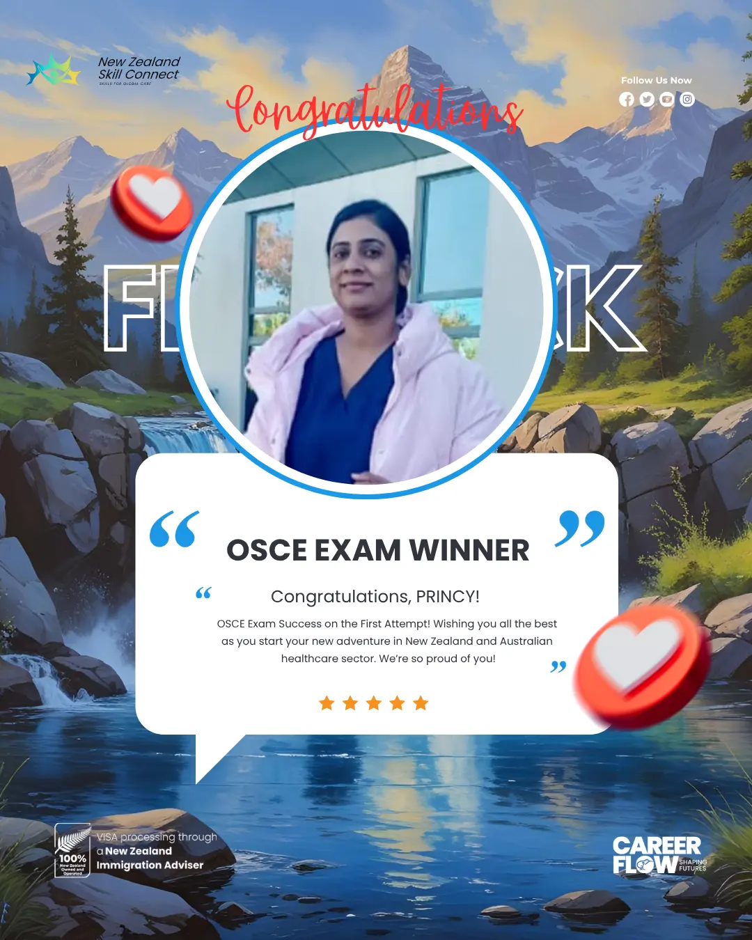 OSCE EXAM WINNER PRINCY