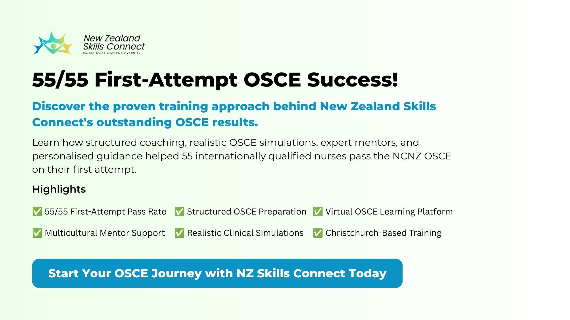 How We Achieved 55/55: Inside New Zealand Skills Connect’s OSCE Exam First Attempt Pass Rate