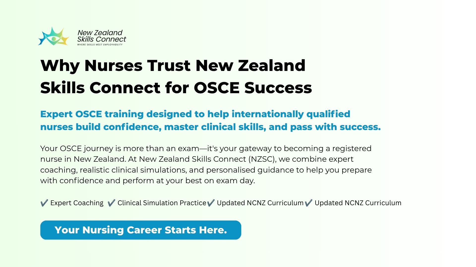 Why New Zealand Skills Connect Is the OSCE Training Partner Nurses Trust