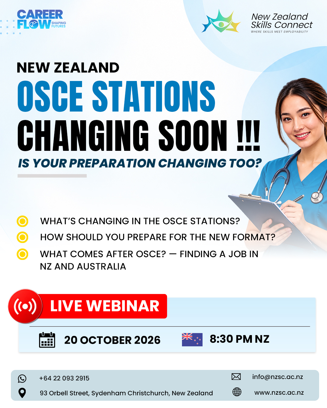 Free webinar for nurses – How to Become a Registered Nurse in New Zealand